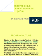 Integrated Child Development Services (Icds: Dr. Kanupriya Chaturvedi