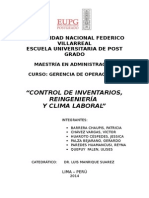 Inventarios - Reingenieria y Clima Laboral - Monografia