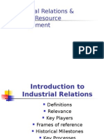  Introduction to Industrial Relations