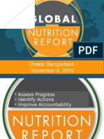 Slides from the Global Nutrition Report Dhaka launch Nov 4, 2015