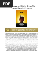 Download  Snoopy and Charlie Brown The Peanuts Movie2015torrent by CharlieBrown SN288646333 doc pdf