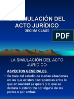 10 Ma Clase La Simulacion Del Acto Juridico 10