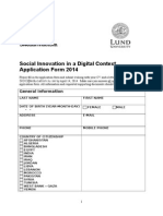 SIDC Application Form 2014