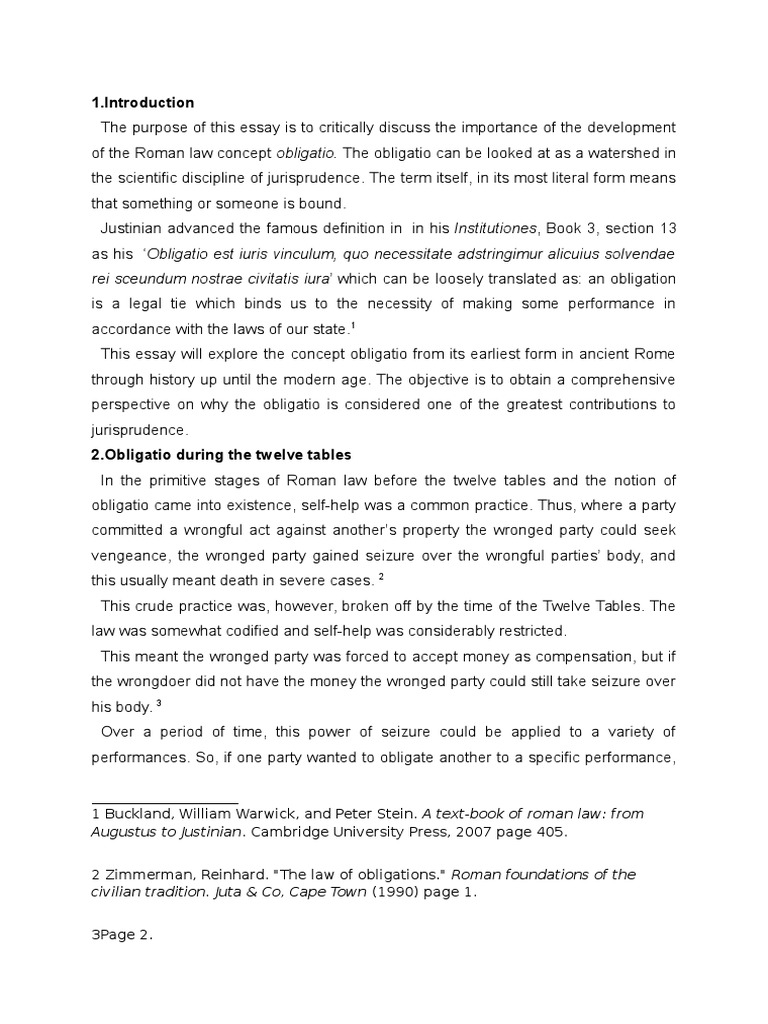 Importance of obligation picture