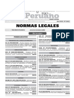 Normas Legales, jueves 5 de noviembre del 2015