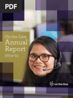 Download On the Line Annual Report 2014-2015 by Jo Ewer SN288674607 doc pdf