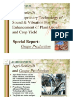 2010 Update Porrazzo Agrisonics For Grape Production Implications For New Shifts in Agriculture