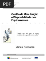 Gestao Da Manutencao e Disponibilidade Dos Equipamentos