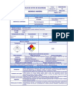 Amoníaco anhídro hoja datos seguridad