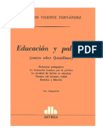 Alberto Vicente Fernández - Educación y Palabra