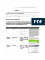 Generaciones de Lenguaje de Programación