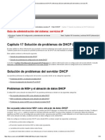 Capítulo 17 Solución de Problemas de DHCP (Referencia) (Guía de Administración Del Sistema_ Servicios IP)