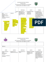 Planeador de Actividades 1°