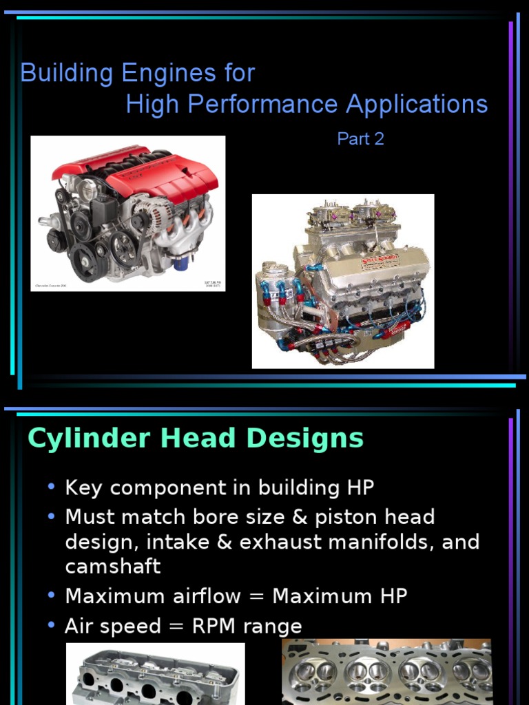 Cylinder Head Design for High Performance | PDF | Throttle | Internal ...