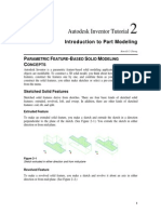 Part Features Outline -autodesk inventor