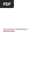 Download Denyo Generator Operating Manual by Rafael Kamerad SN288689930 doc pdf