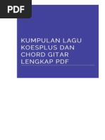 Download KumpulanLaguKoesplusDanChordGitarLengkapPDFbyRafaelKameradSN288689979 doc pdf