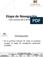 Etapa de Navegación Observada Ciclo Semana 5 Marzo