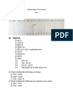 1) Sketch: Digital Signal Processing Tut-2