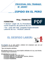 Despido en El Peru