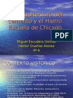 La Arquitectura Del Cemento y El Hierro Escuela de Chicago