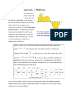 Part 4 - Using A Discrete Fourier Series To Model Data