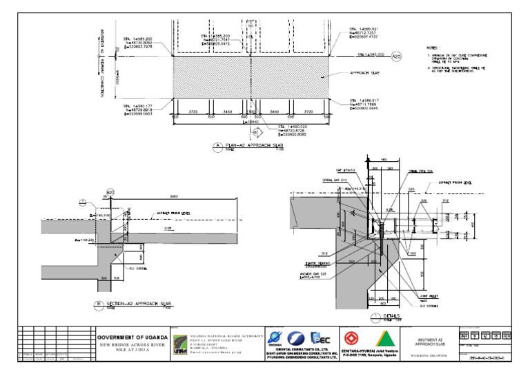 Approach Slab for Jinja Bridge | PDF