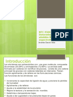 NTC 4566 Determinación de Almidón Método Espectrofotométrico