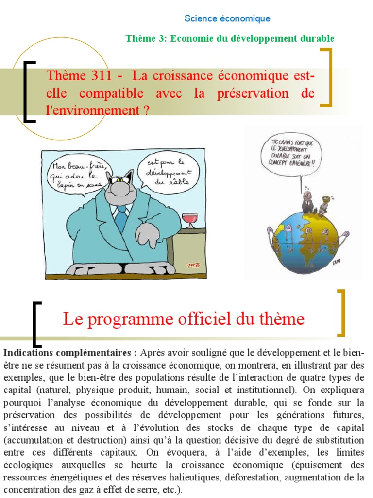 Les sources de la croissance économque Dissertation - Texte Argumentatif Exemple - La These