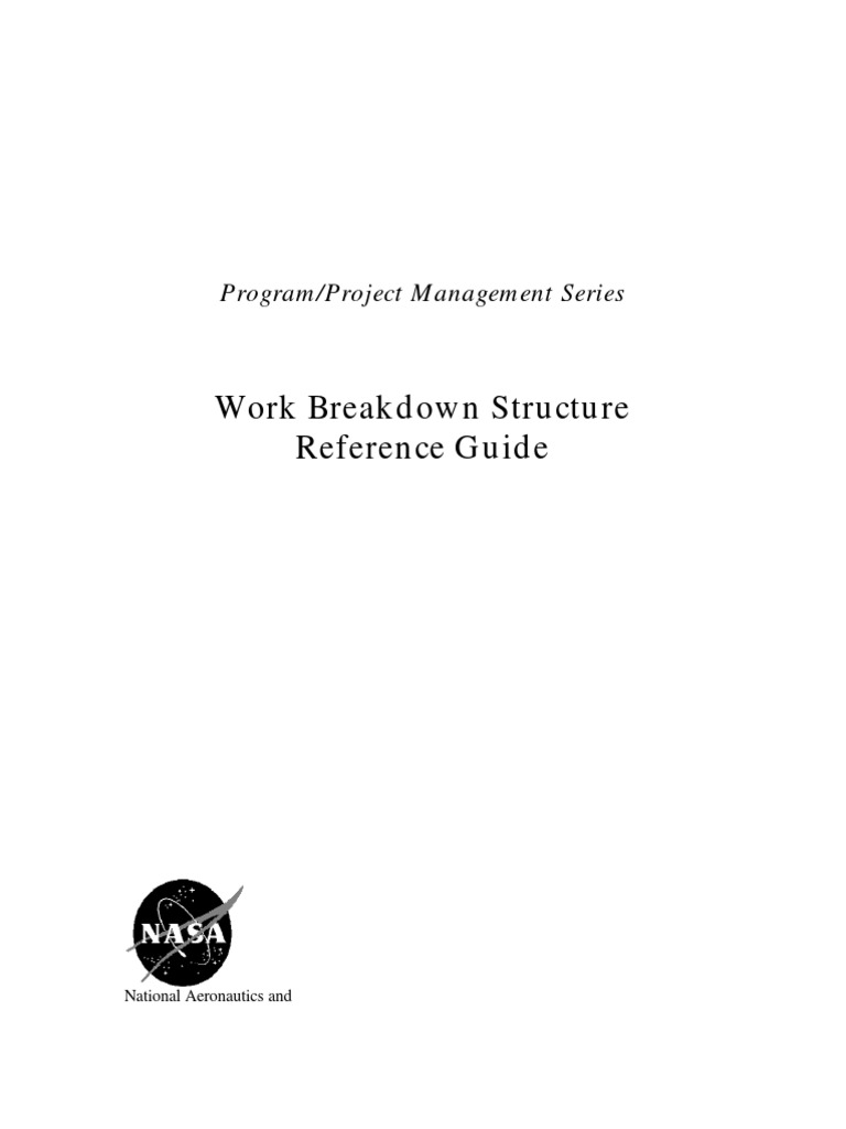 NASA - WBS Reference Guide (60p) PDF | PDF | Project Management | Business