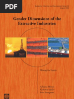 Download Gender Dimensions of the Extractive Industries Mining for Equity by IFC Sustainability SN28872387 doc pdf