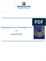 B-Cyclodextrins As A Solubilisation Tool For Insoluble APIs PDF