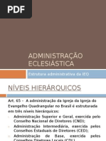 ADMINISTRAÇÃO ECLESIÁSTICA