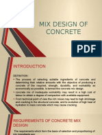 Mix Design of Concrete