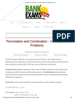 Permutation and Combination - Concept and Problems: Search