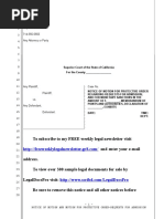 Sample Motion For Protective Order Regarding Requests For Admission For California