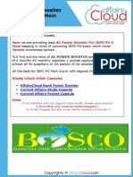 AC Power Booster for IBPS PO 5 Main Exam by AffairsCloud
