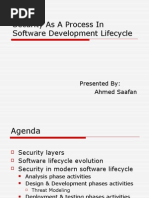 Security As A Process in Software Development Lifecycle v2.0