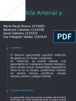 Gasometría Arterial y Venosa