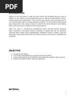 Download Lathe Report Sem 1 Deg by Tarmizi Bahari SN288733079 doc pdf
