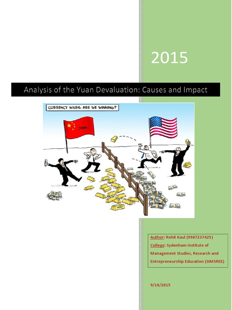 Yuan Devaluation Analysis | PDF | Renminbi | Reserve Currency
