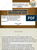 Constitucion Politica Del Perú (1933)