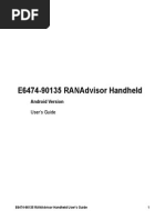 E6474-90135 RANAdvisor Handheld User Guide