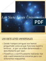 Las 7 leyes universales que rigen el orden cósmico