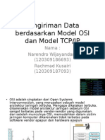 Pengiriman Data Berdasarkan Model OSI Dan Model TCP