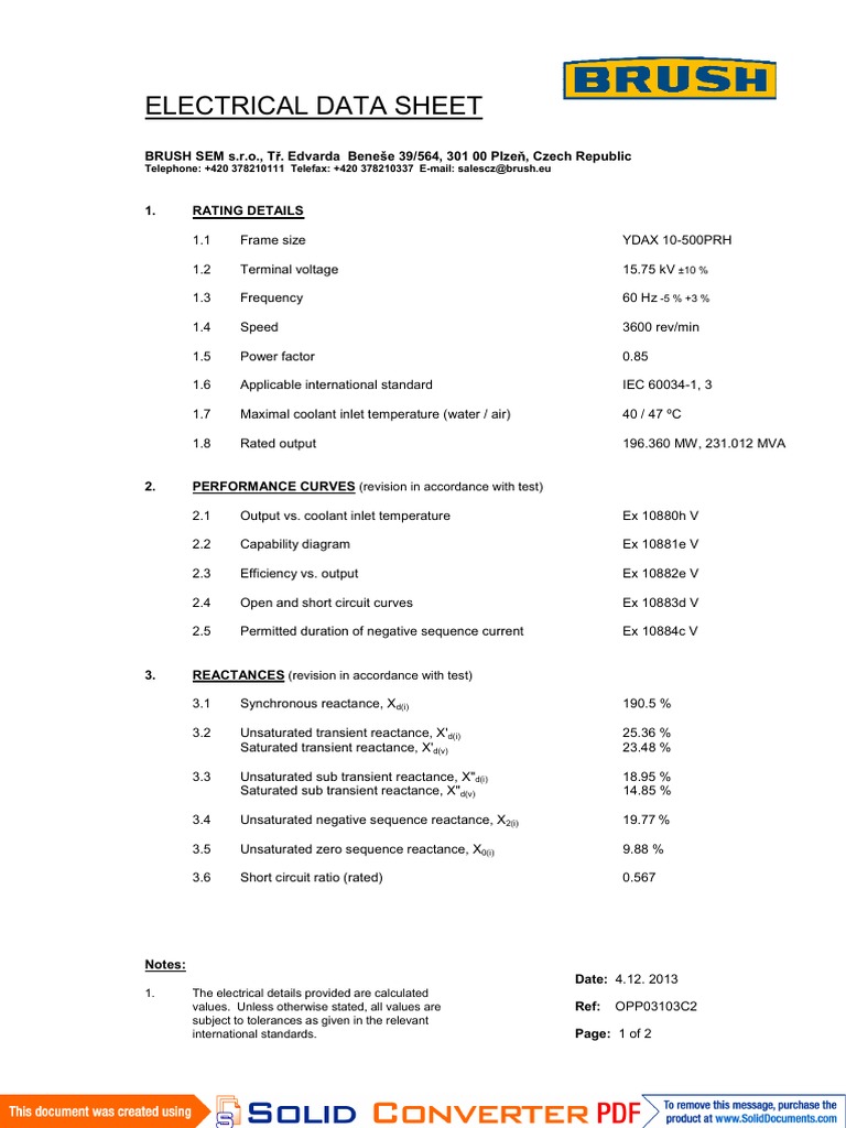 Data Sheet Generator