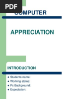 Computer Appreciation