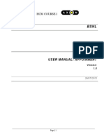 Appointmet Process User Manual