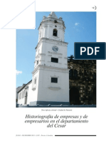 Historiografía de Empresas y de Empresarios en El Departamento Del Cesar