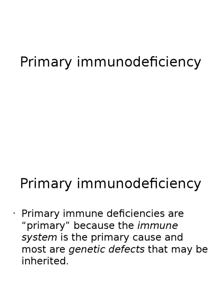 Immunodeficiency Pdf Immunodeficiency Immune System